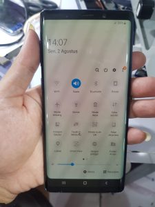 Service LCD Green Screen Note 9