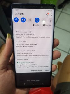 Service LCD Green Screen Note 9